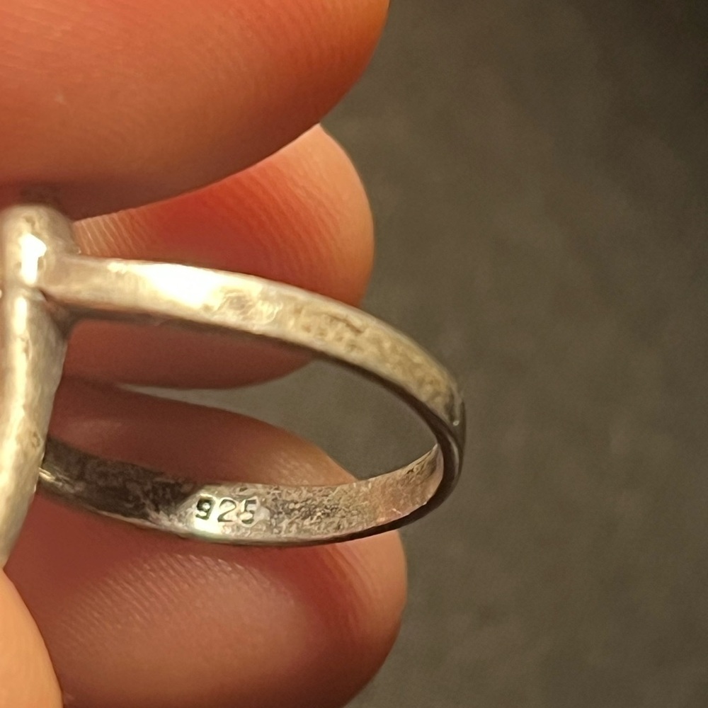 Unique Vintage sterling Silver Cat Ring - Picture 3 of 3